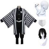 Kimetsu no Yaiba Demon Slayer Obanai Iguro Cosplay Kostüm Kimono